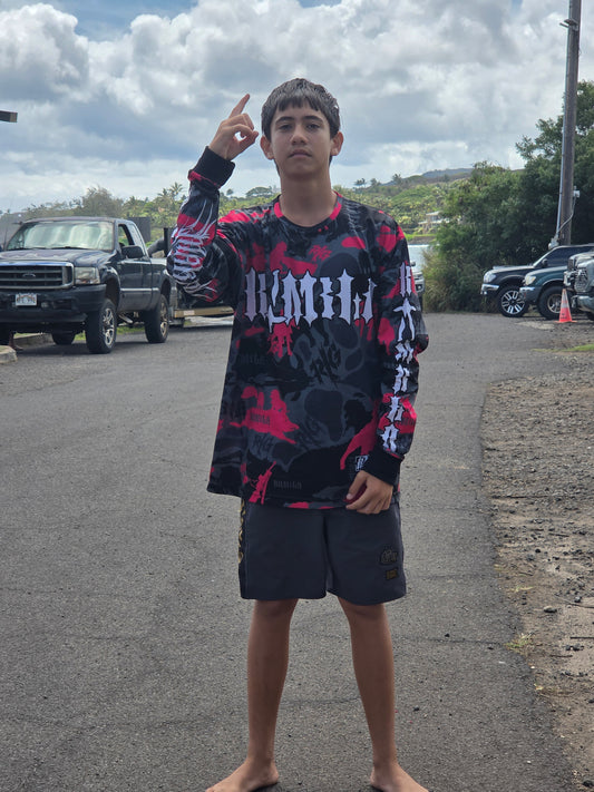 Pink Camo L/S