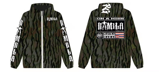 (PRE ORDER) Steady Bark Windbreaker Jacket. 3 weeks production