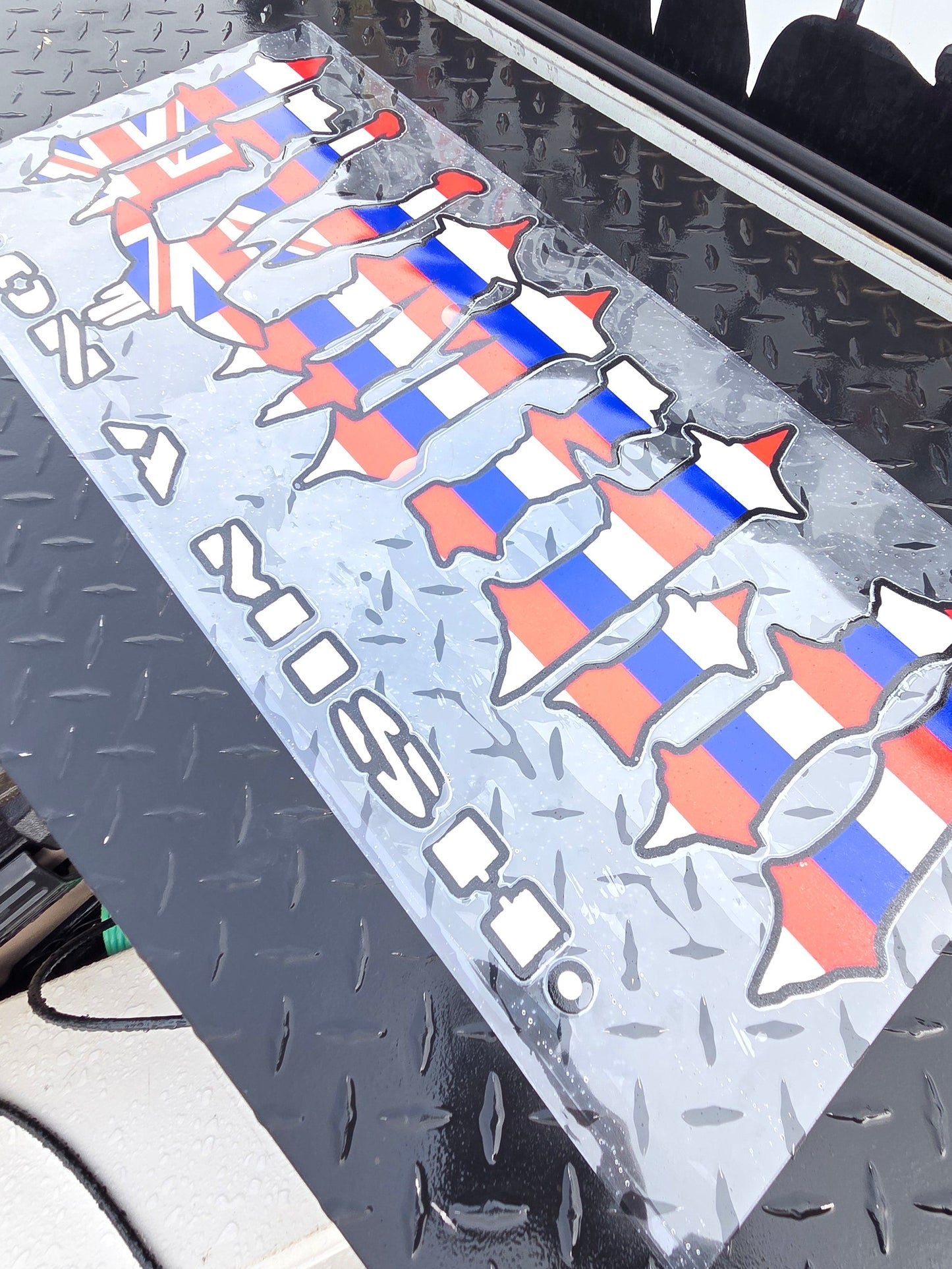 27" Spike (printed stickers)