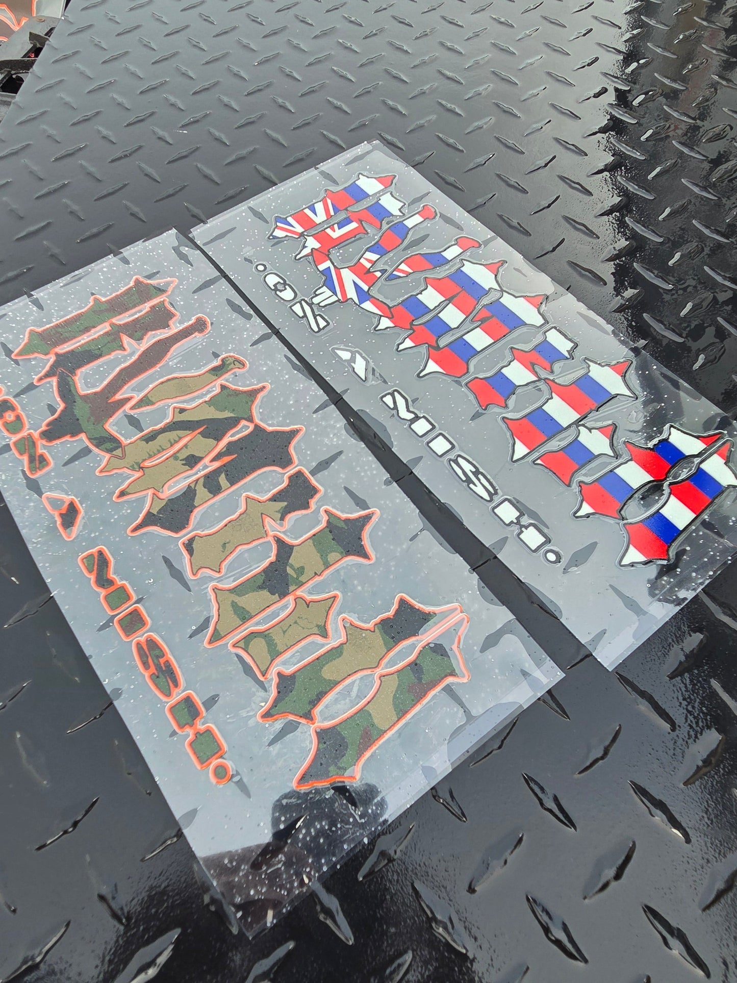 11" Spike (printed stickers)